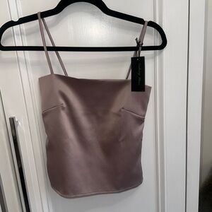 Enduring kairos NWT silk lavender top